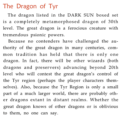 Dragon of Tyr