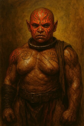 female dwarf gladiator