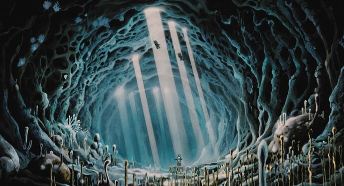 Nausicaa-of-the-valley-of-the-wind-cavern