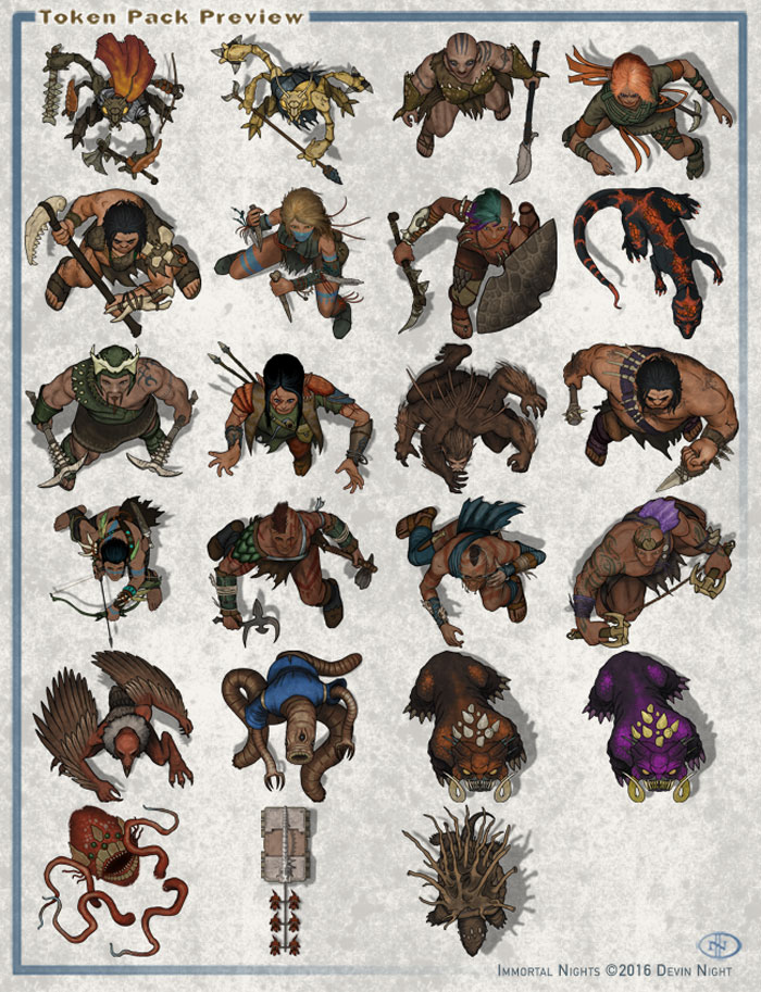 Crowdfund Desert Encounters Tokens by Devin Knight - Dark Sun Related -  Arena